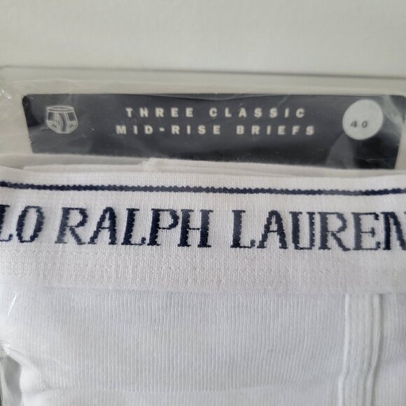 Polo Ralph Lauren Three Classic Mid-Rise Briefs (Size: 40) - Picture 6 of 6
